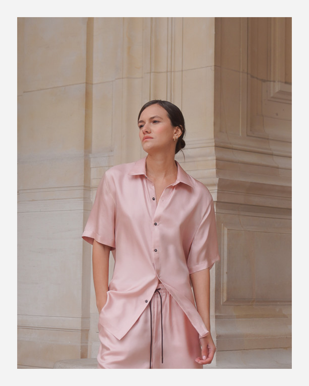 JAMES SHIRT IN ROSE