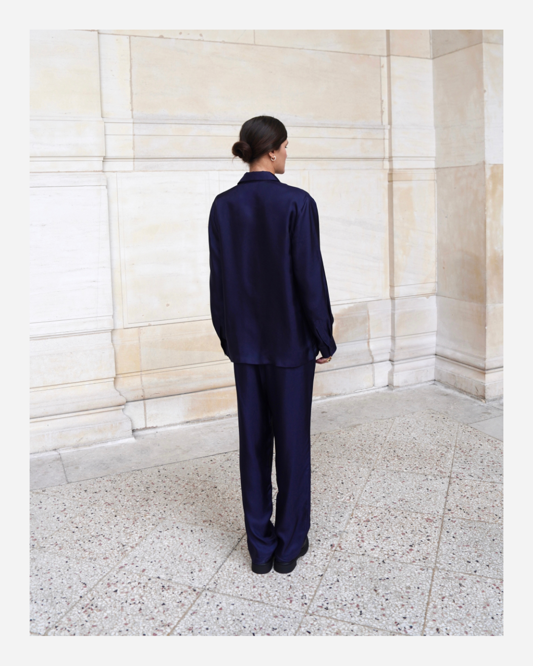 SAVOY SHIRT IN OXFORD BLUE