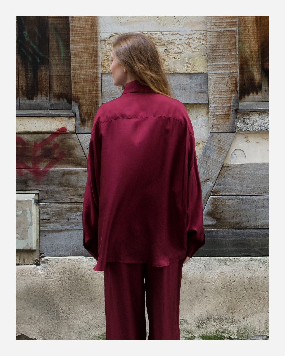 MURRAY SHIRT IN MERLOT