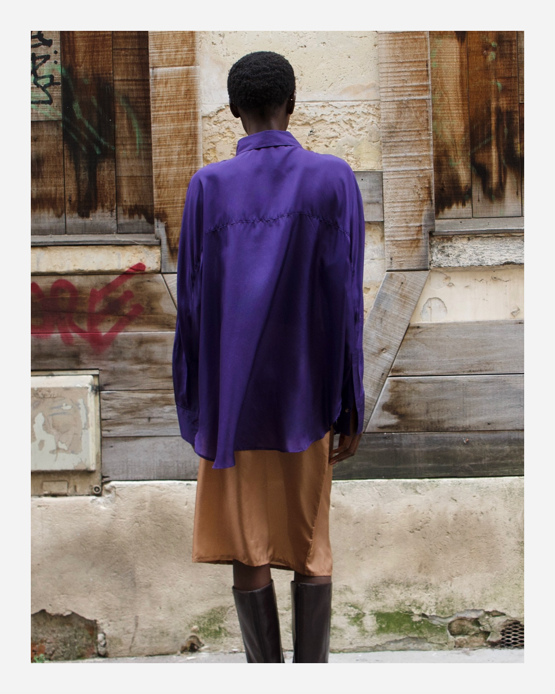 HAILEY SHIRT IN PURPLE