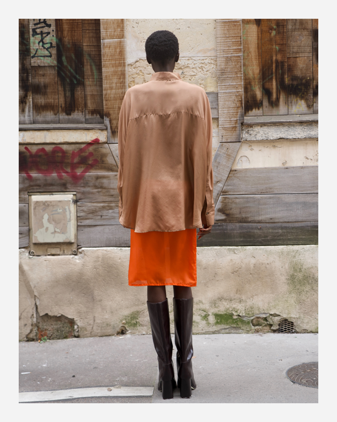 KATE SKIRT IN ORANGE