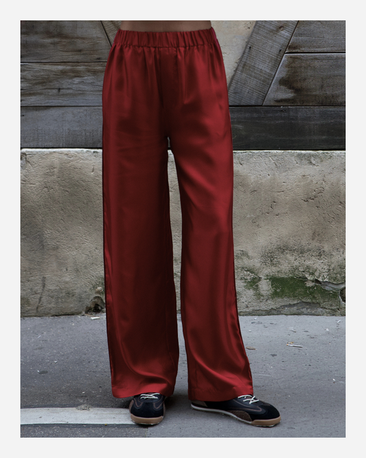 ABBY PANTS IN RED/PINK