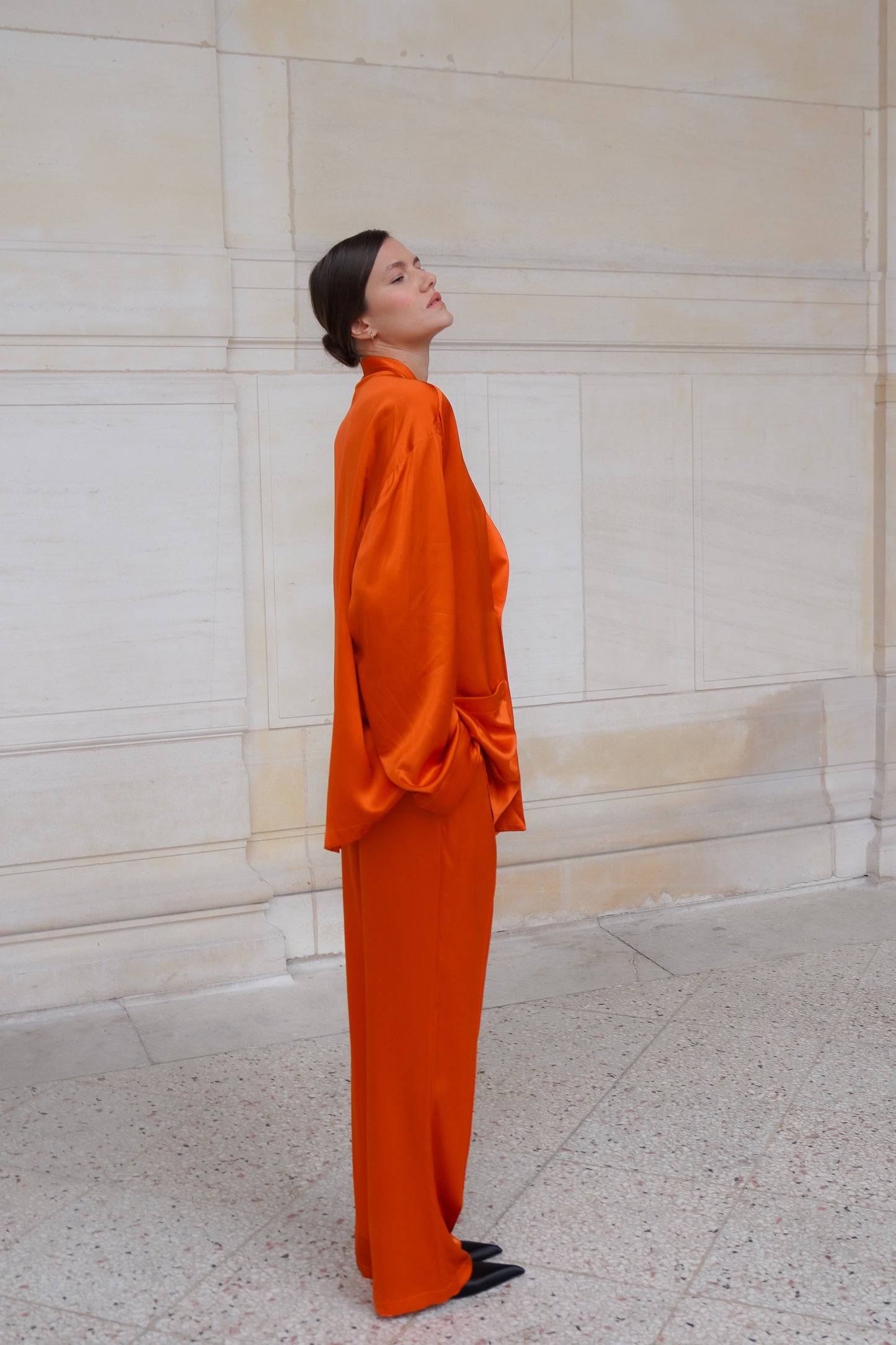 EDEN TROUSERS IN PURE ORANGE
