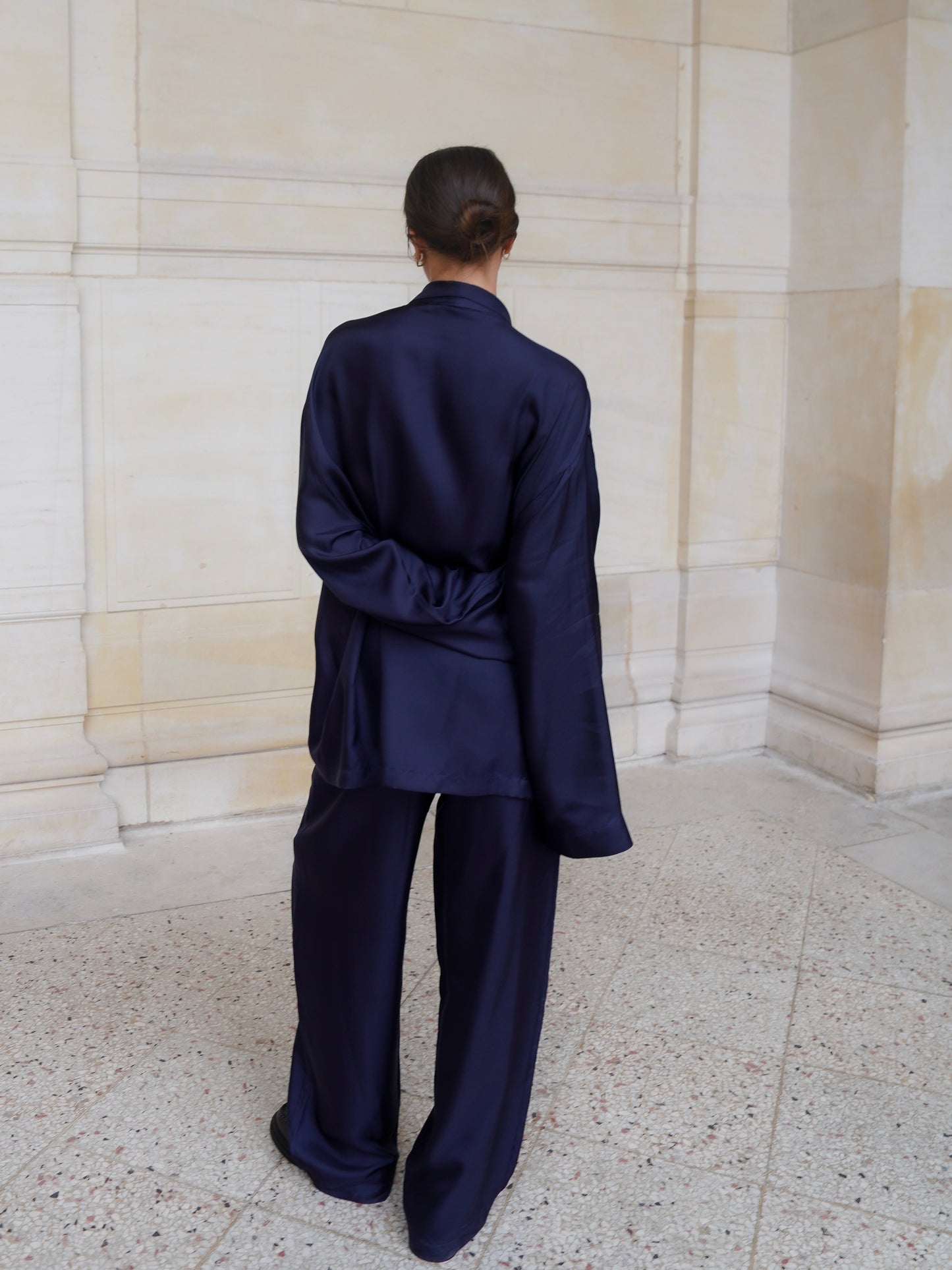 YORK TROUSERS IN OXFORD BLUE
