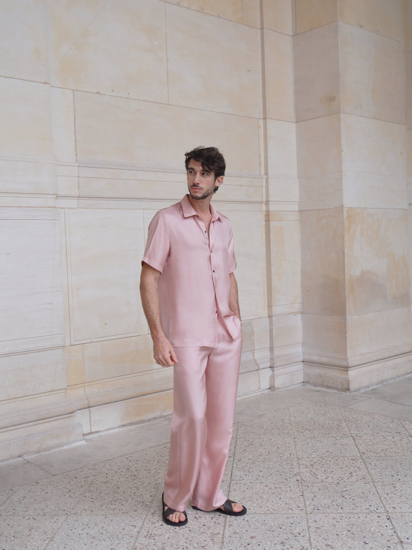 YORK TROUSER IN ROSE