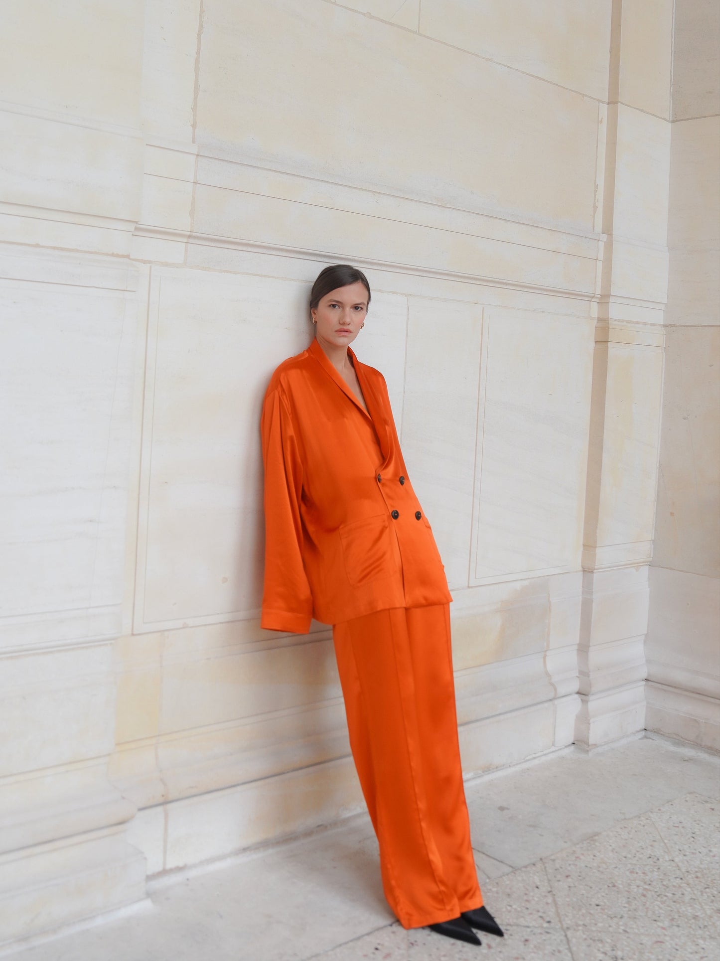 EDEN TROUSERS IN PURE ORANGE