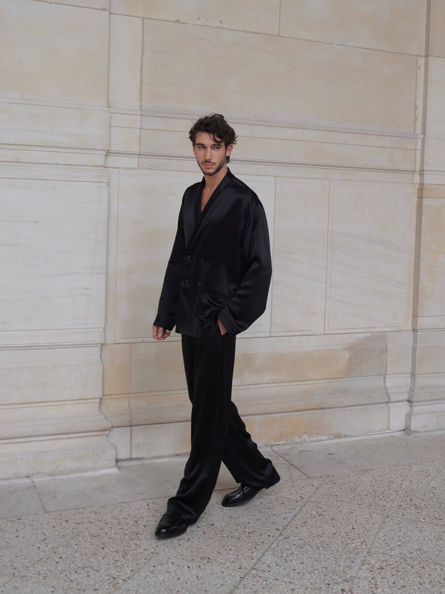 YORK TROUSERS IN PURE BLACK