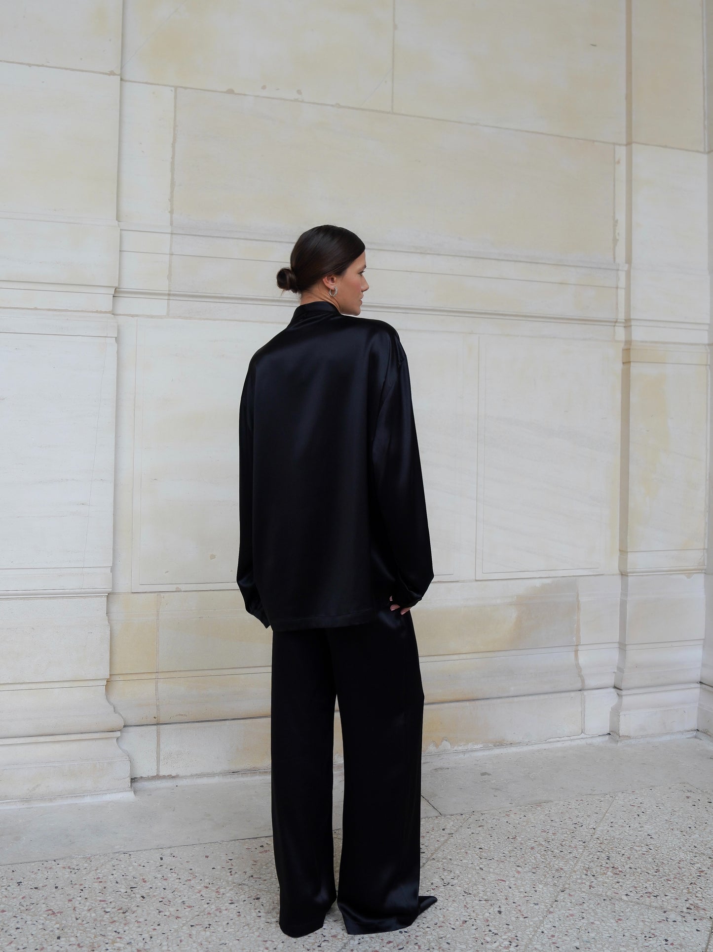 YORK TROUSERS IN PURE BLACK