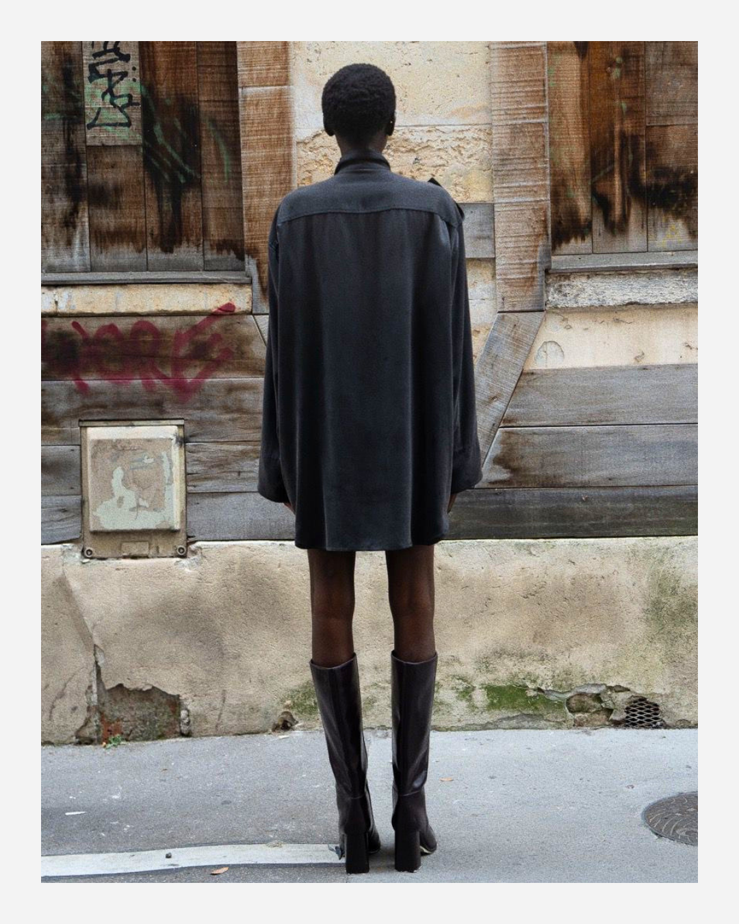 BYRON CARGO IN BLACK WASHED