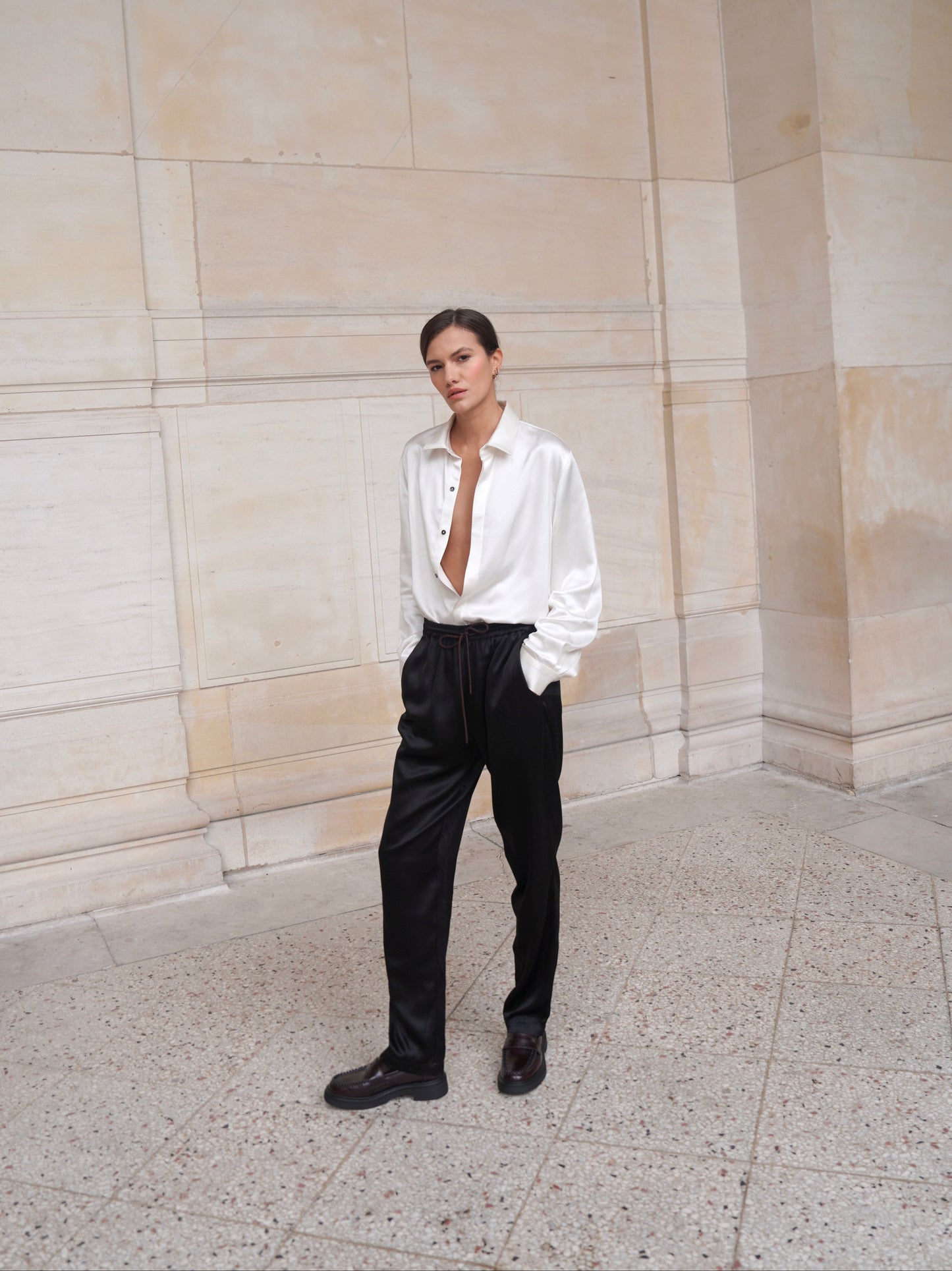 RYDER TROUSERS IN PURE BLACK