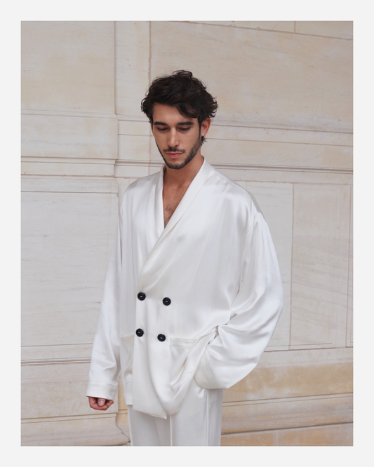 ASTOR JACKET IN IVORY