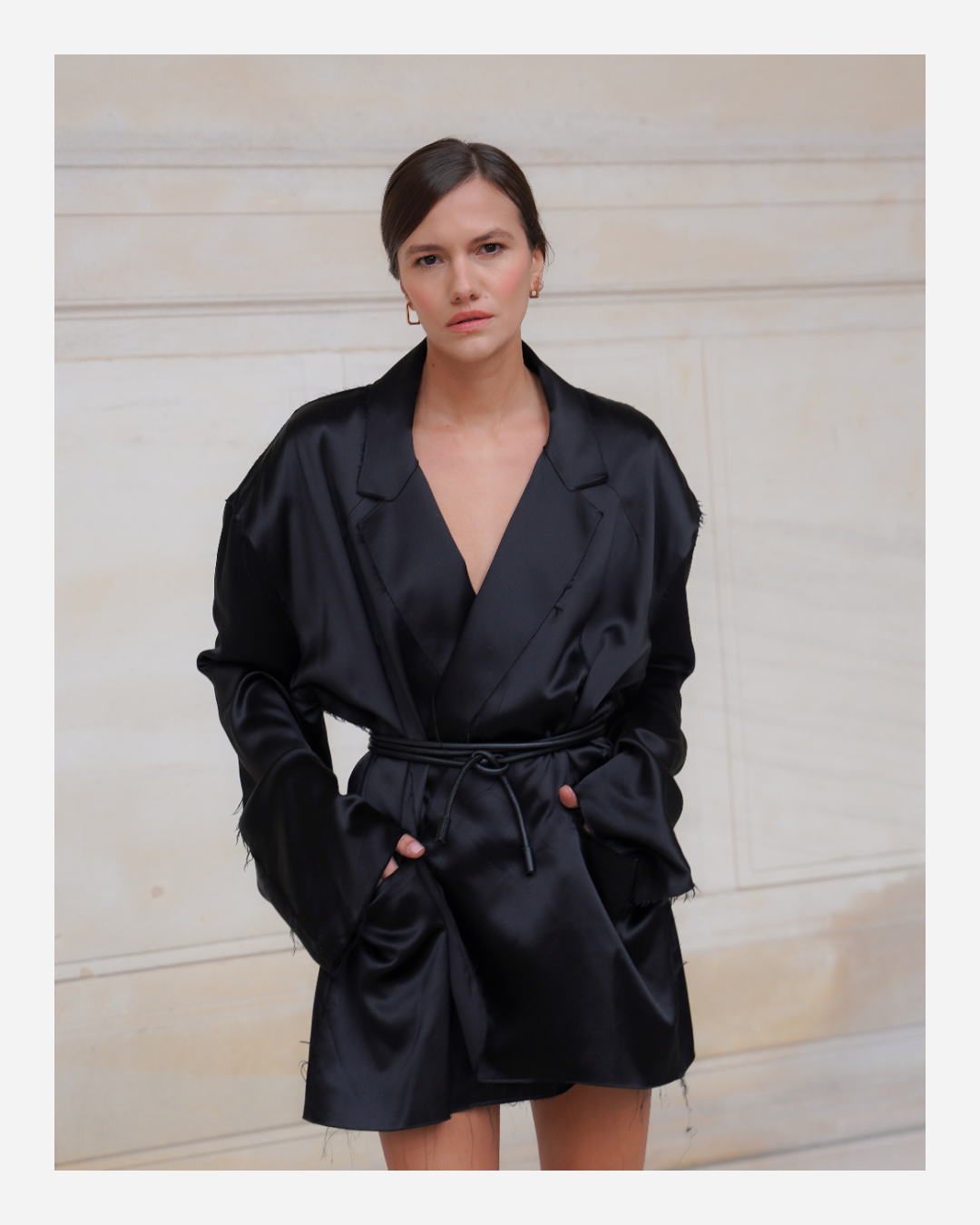 TALBOT JACKET IN PURE BLACK