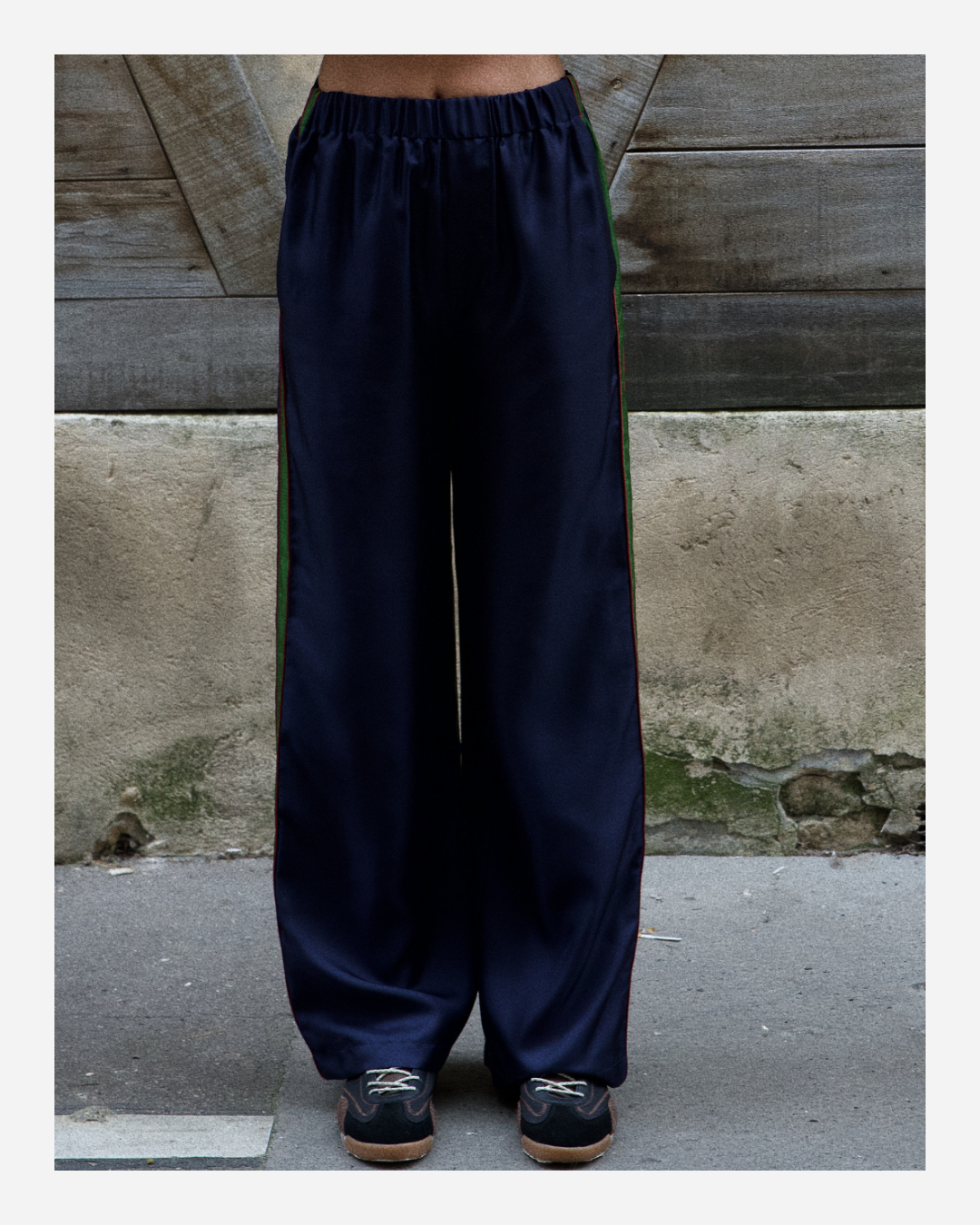 ABBY PANTS IN INDIGO BLUE/GREEN