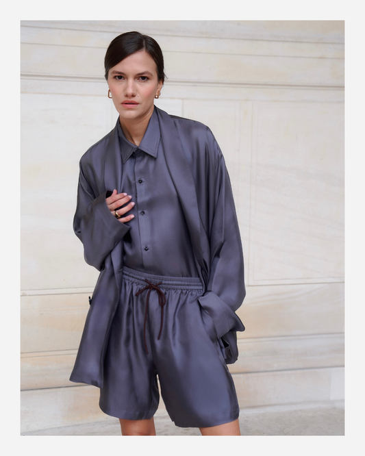 HOGG BERMUDA IN ASH GRAY