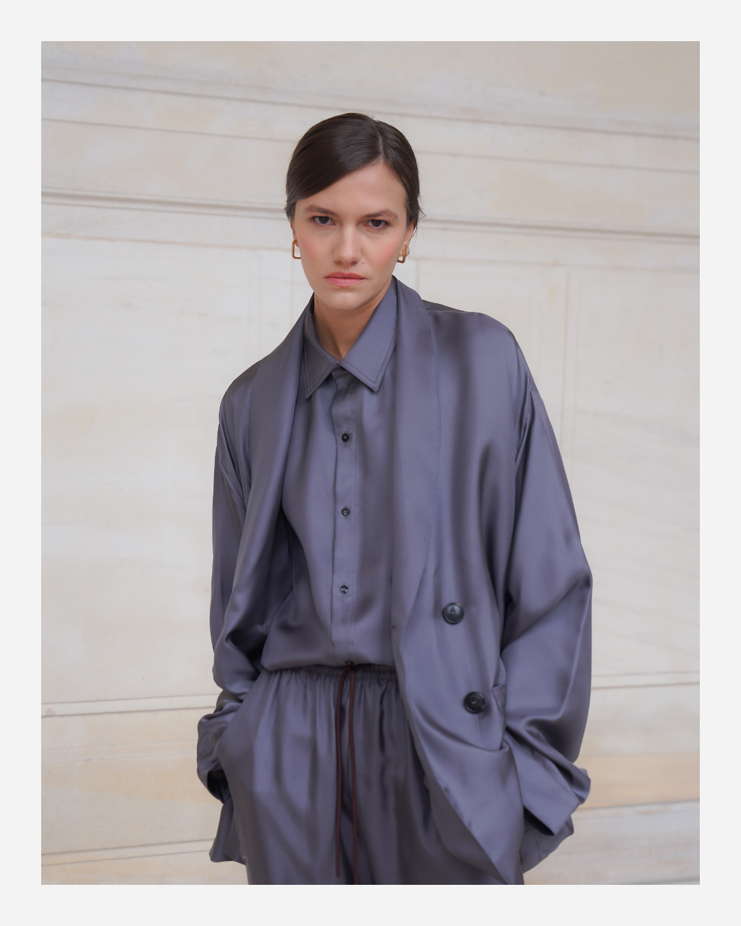 ASTOR JACKET IN ASH GRAY