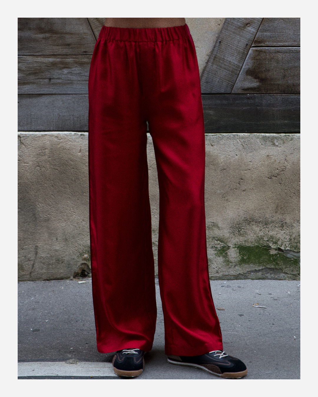 ABBY PANTS IN RED/PINK