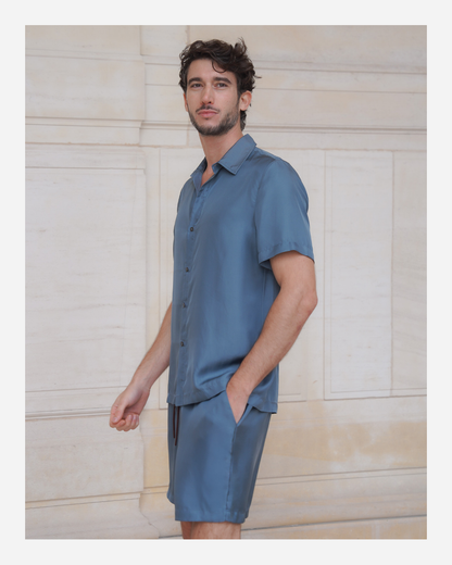 HOGG BERMUDA IN TEAL BLUE