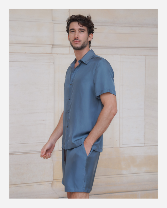 HOGG BERMUDA IN TEAL BLUE