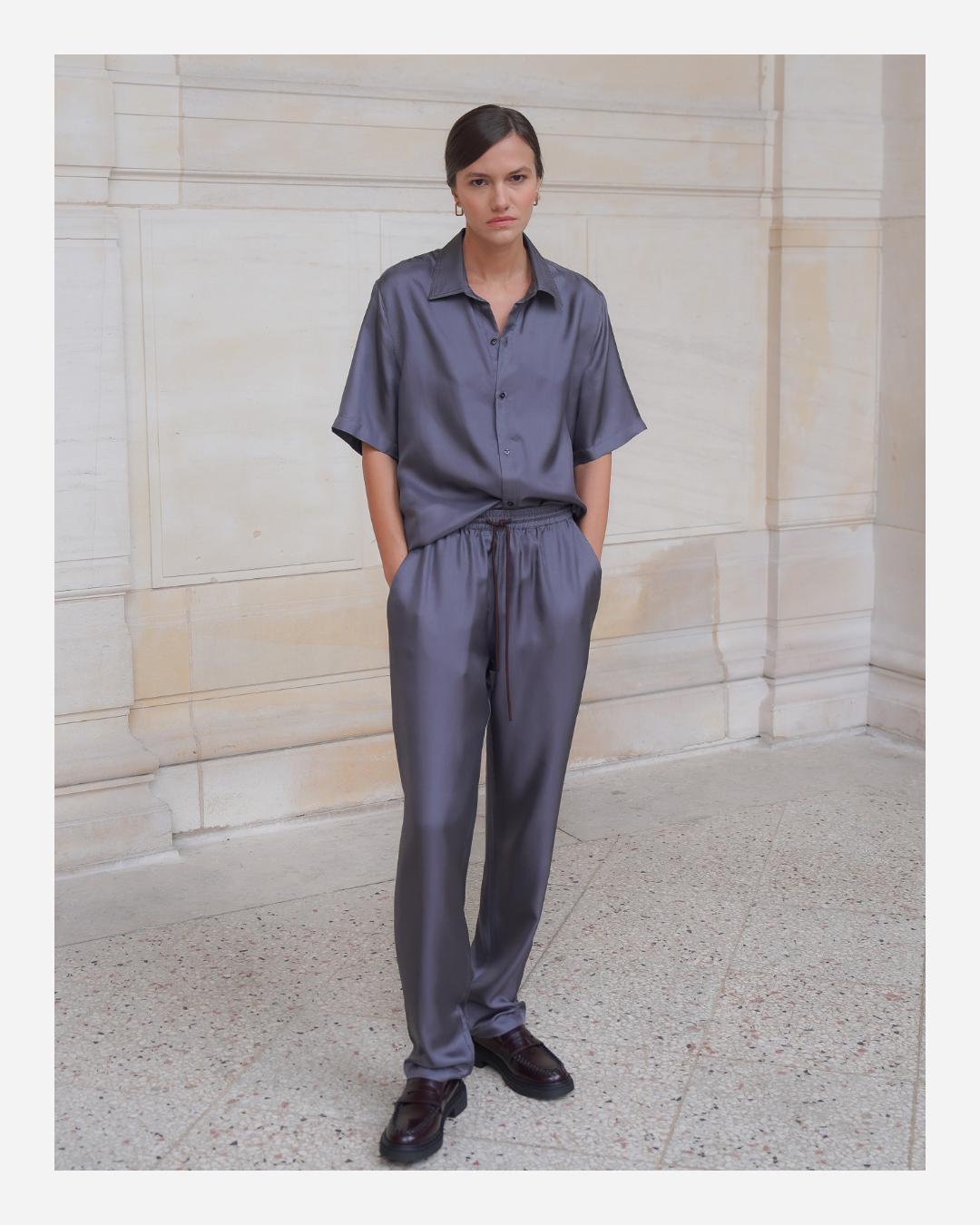 RYDER TROUSERS IN ASH GRAY