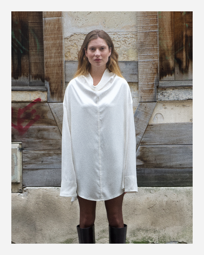 DIANA BLOUSE IN PURE WHITE