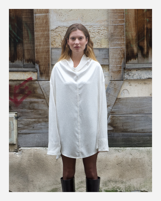 DIANA BLOUSE IN PURE WHITE