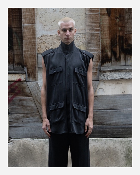 ELIOT CARGO IN BLACK WASHED