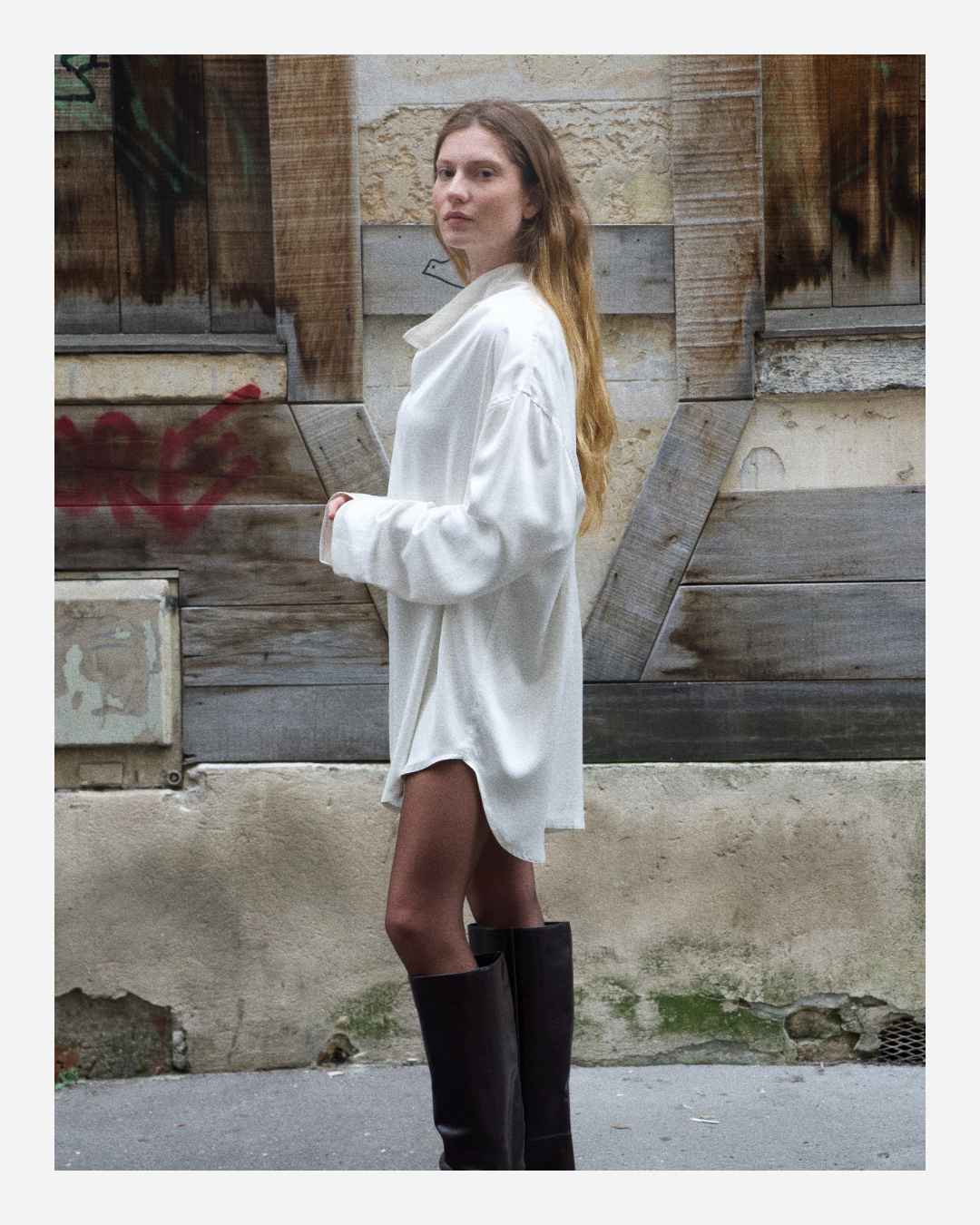 DIANA BLOUSE IN PURE WHITE