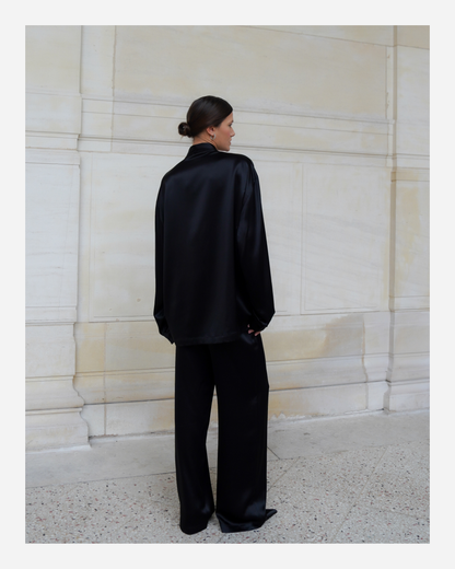 ASTOR JACKET IN PURE BLACK