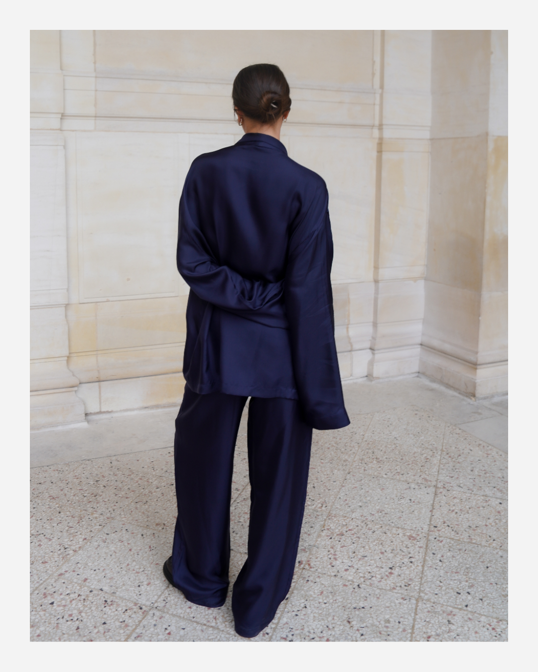 YORK TROUSERS IN OXFORD BLUE