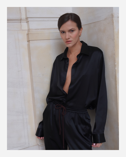 RYDER TROUSERS IN PURE BLACK