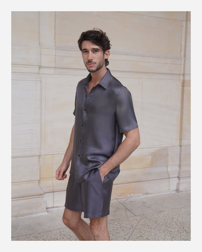 HOGG BERMUDA IN ASH GRAY