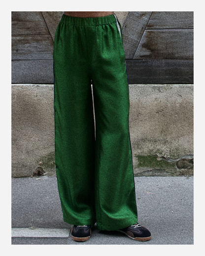 ABBY PANTS IN GREEN/WHITE