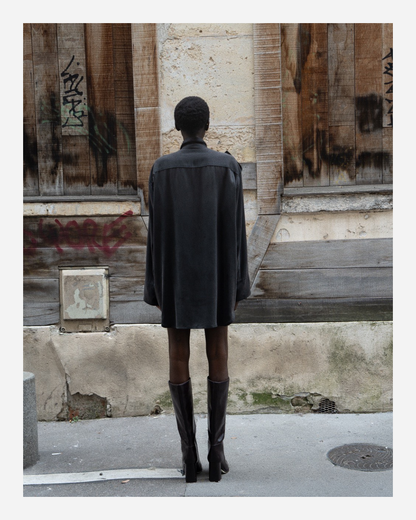 BYRON CARGO IN BLACK WASHED