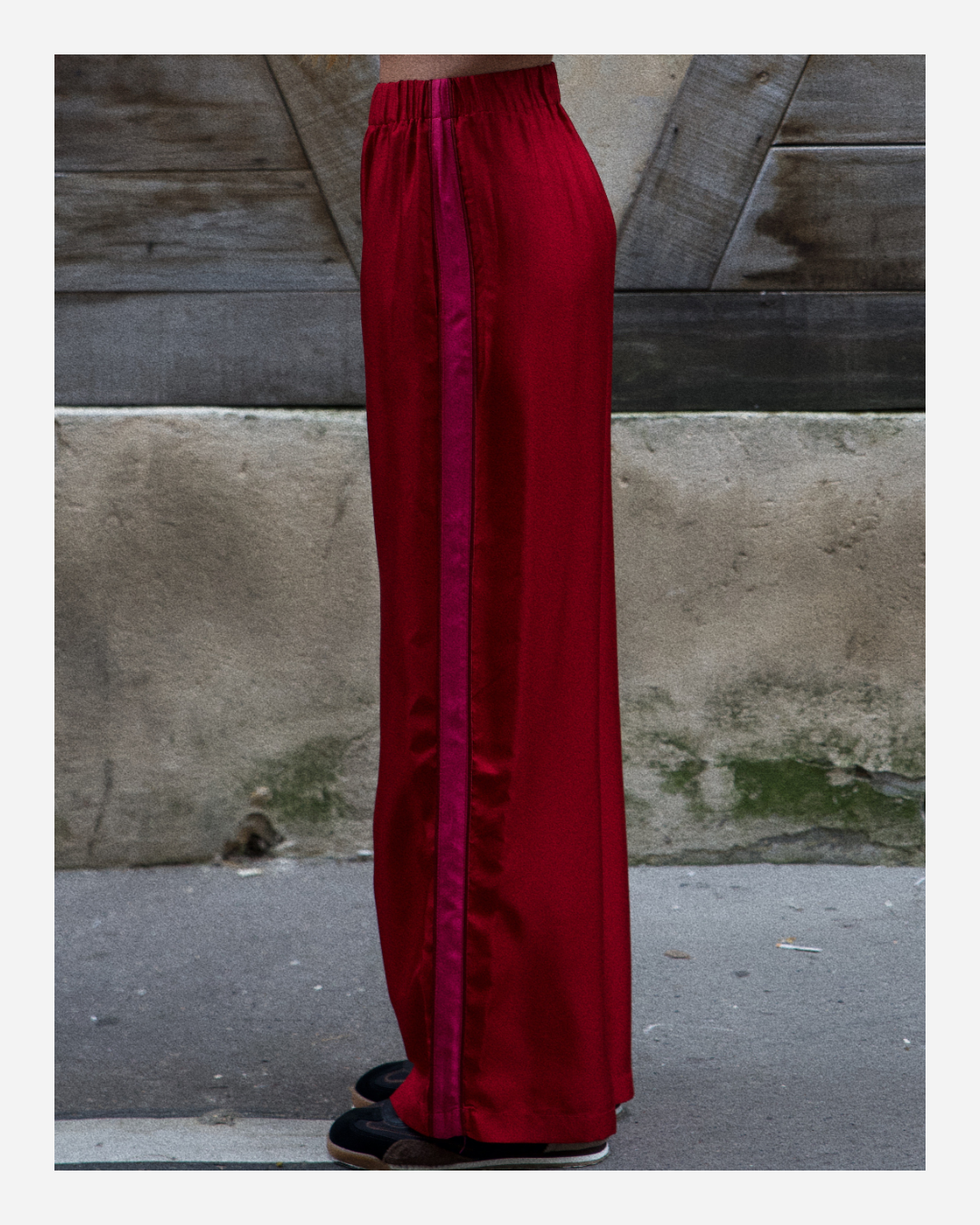 ABBY PANTS IN RED/PINK