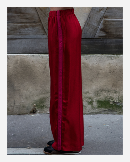 ABBY PANTS IN RED/PINK
