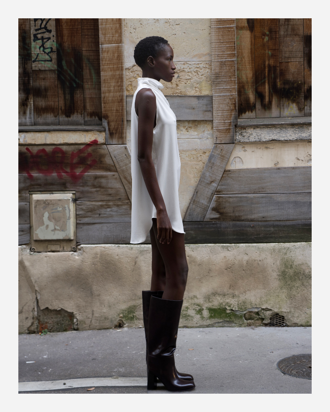 MIA BLOUSE IN PURE WHITE