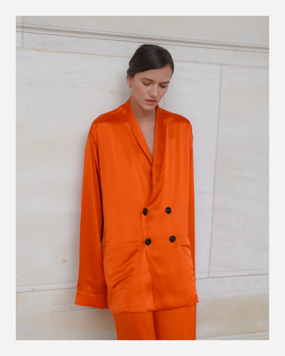 ASTOR JACKET IN PURE ORANGE