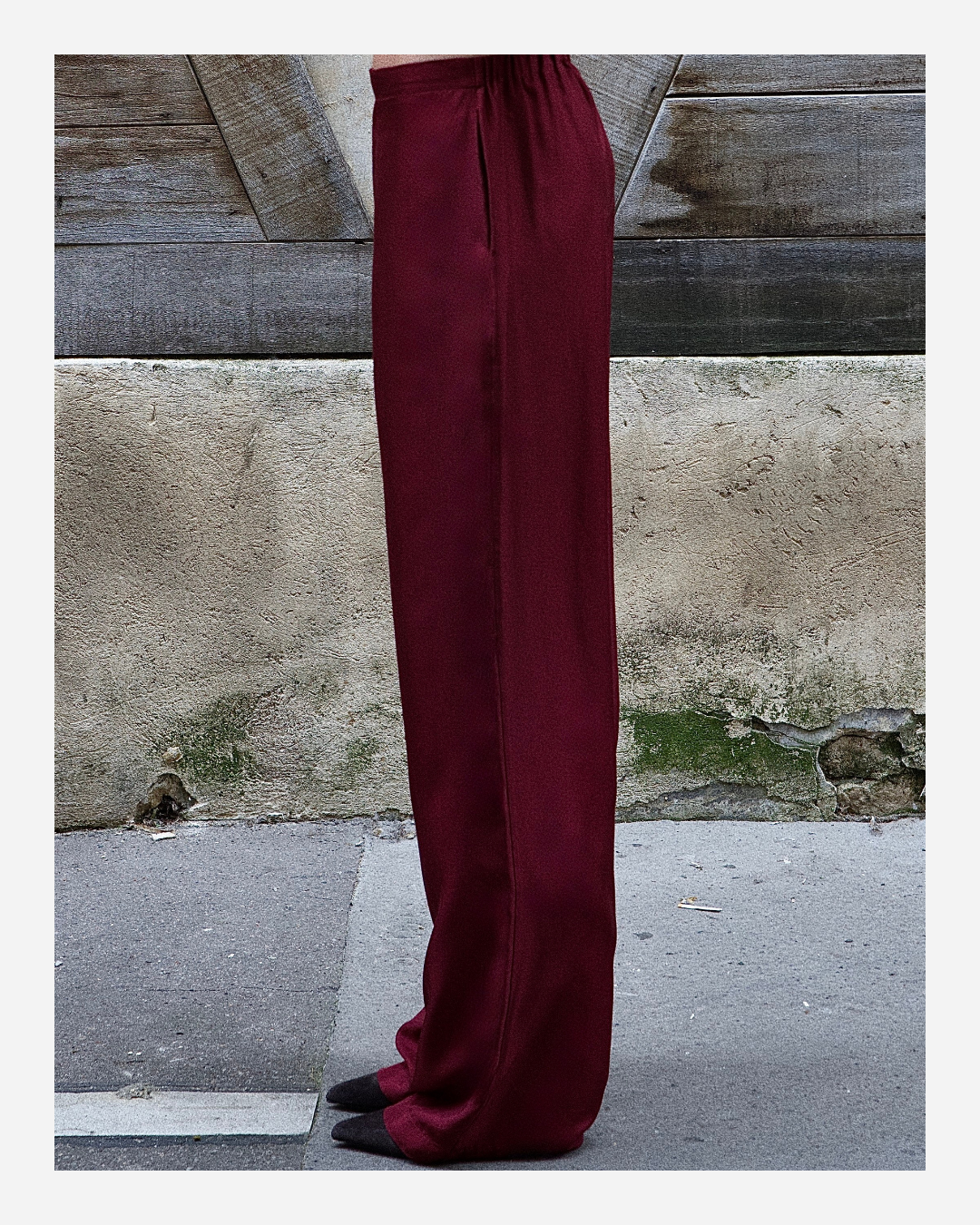 YORK TROUSERS IN MERLOT