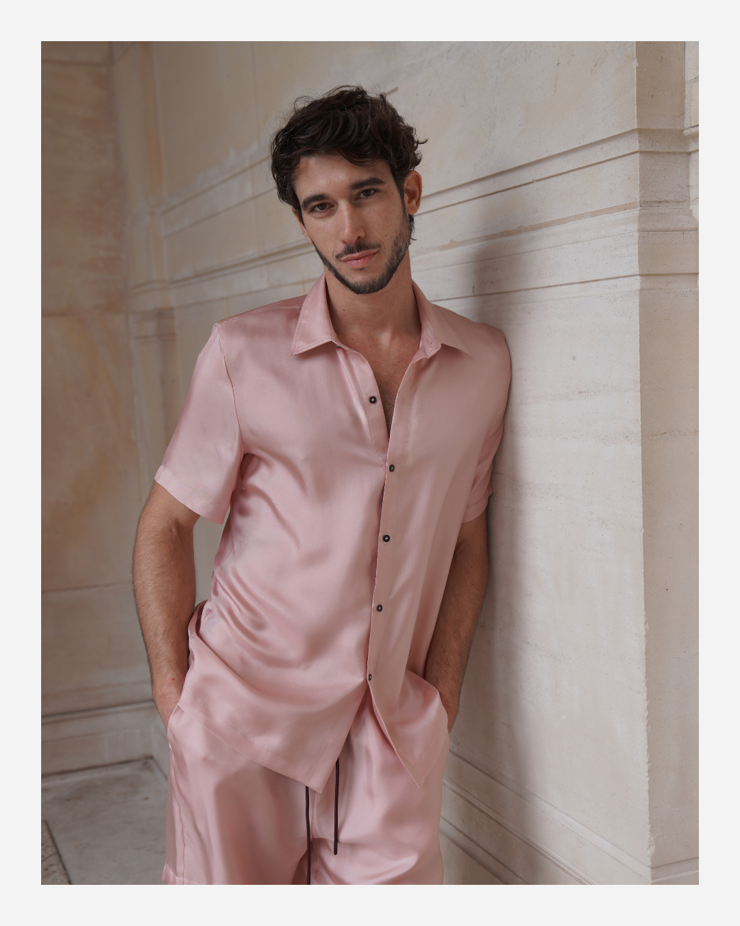 JAMES SHIRT IN ROSE