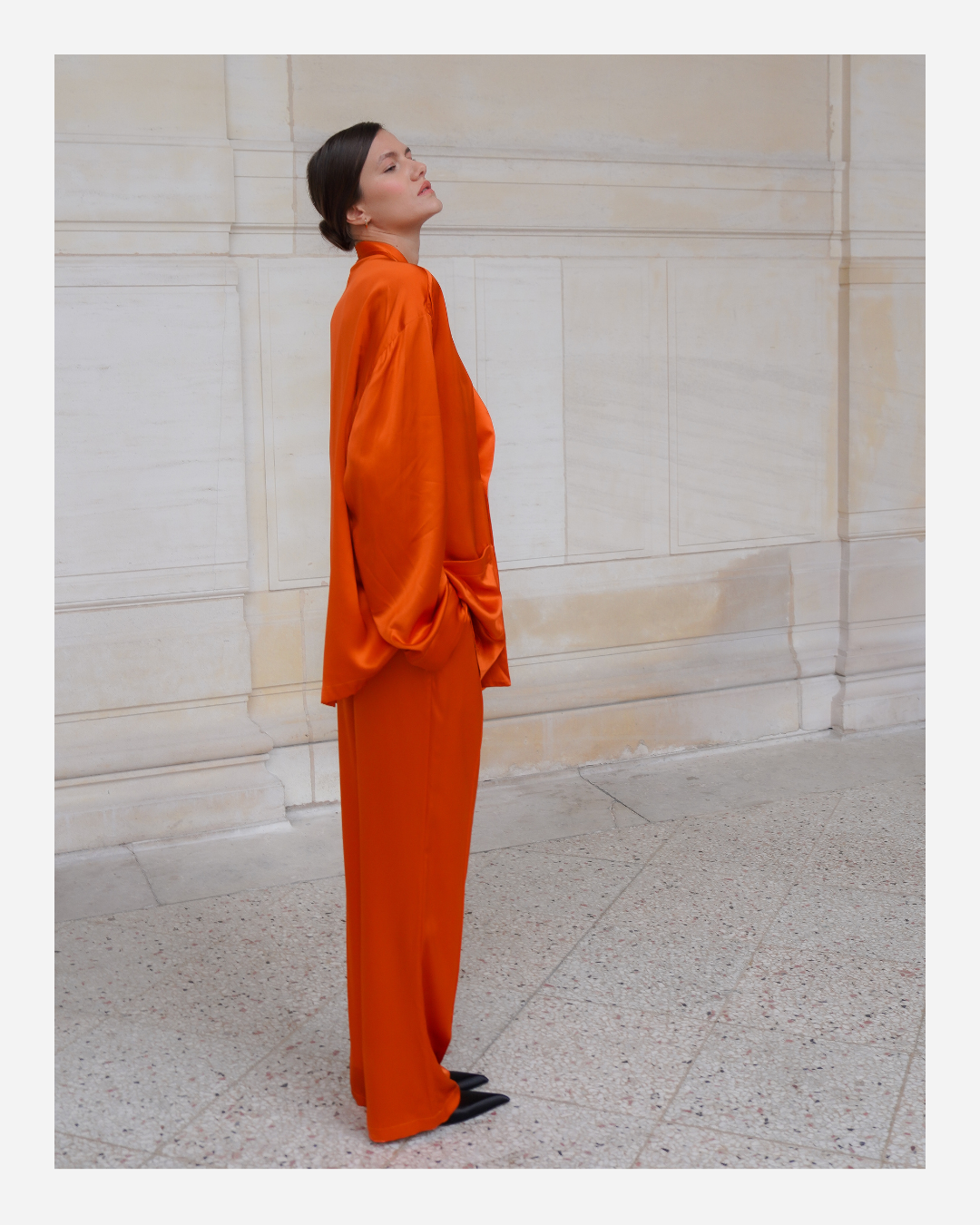EDEN TROUSERS IN PURE ORANGE