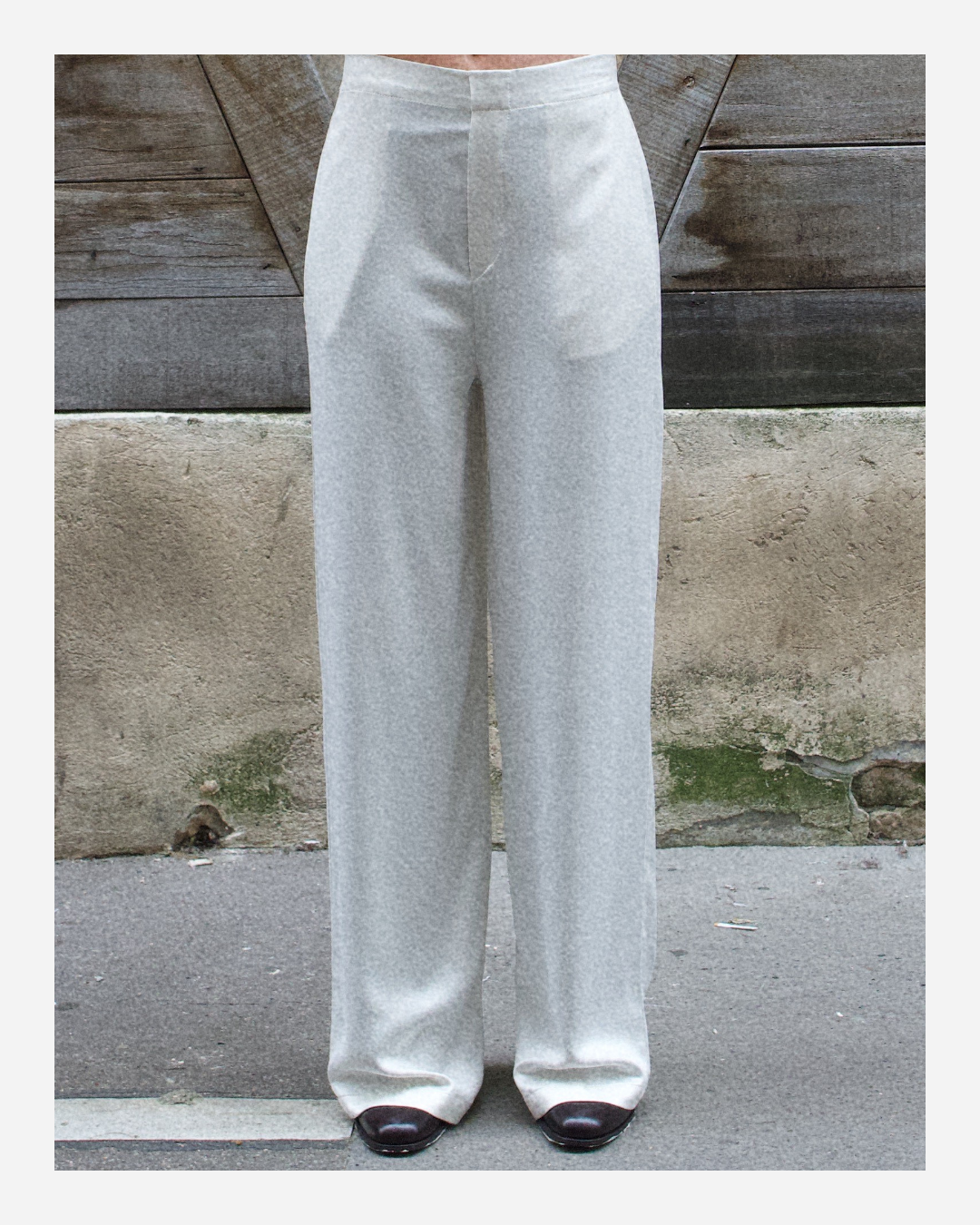 EDEN TROUSERS IN PURE IVORY