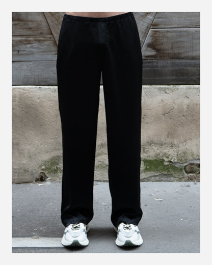 YORK TROUSERS IN PURE BLACK