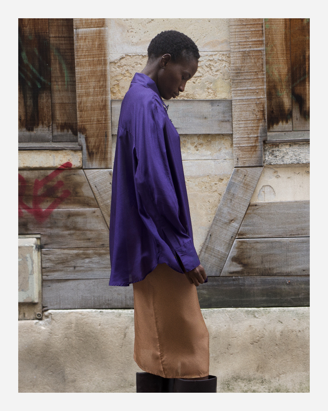 HALEY SHIRT IN PURPLE