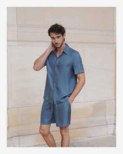 HOGG BERMUDA IN TEAL BLUE