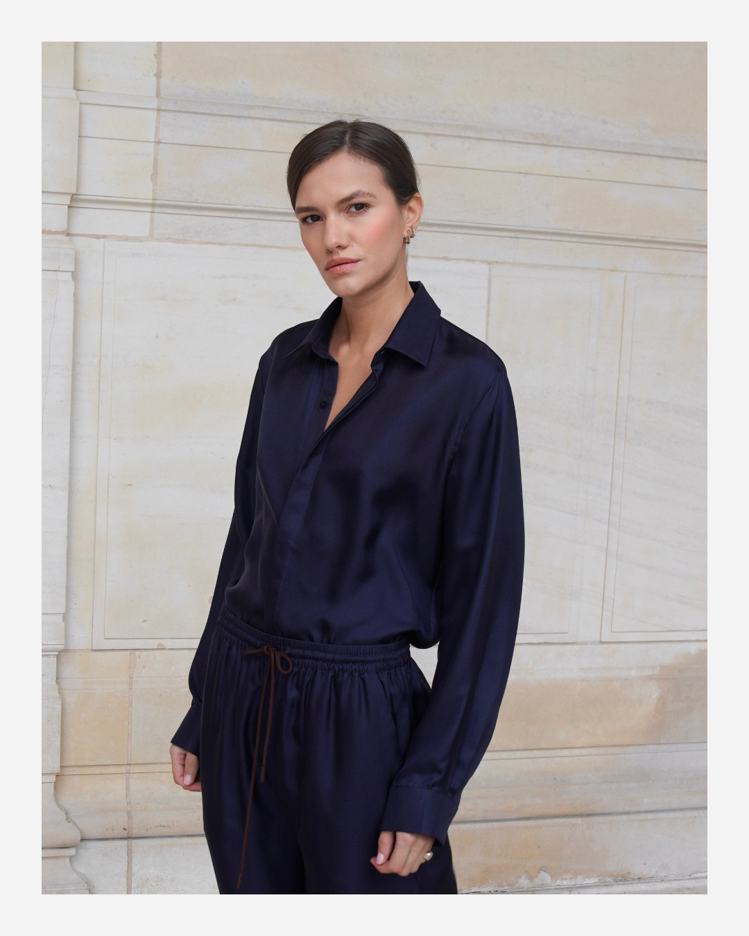 SAVOY SHIRT IN OXFORD BLUE