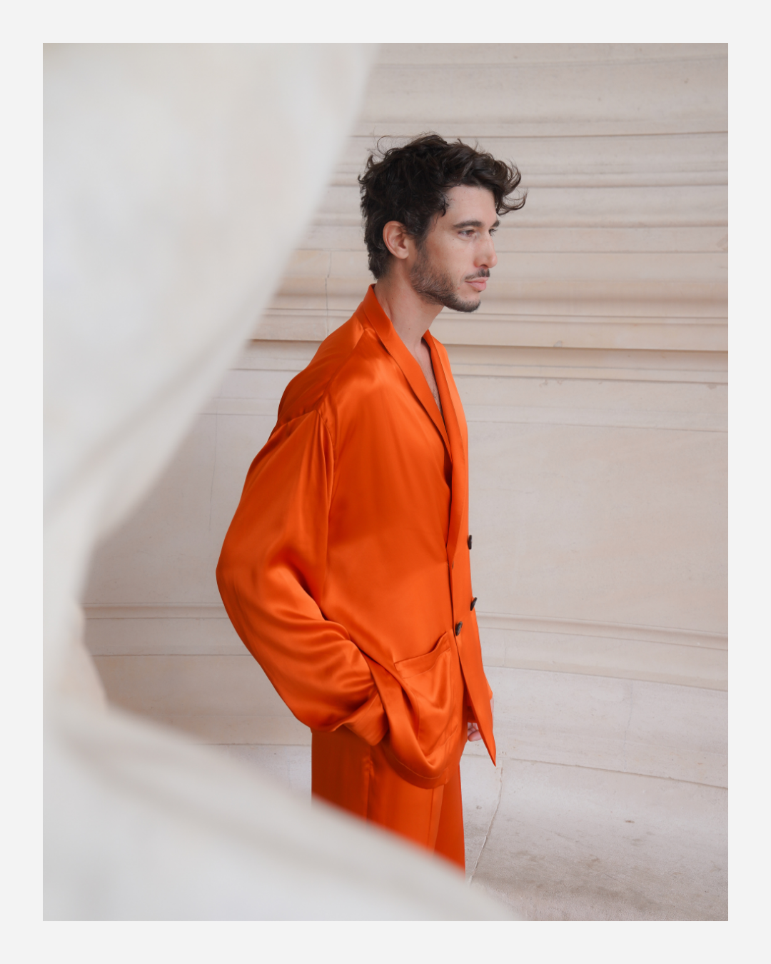 ASTOR JACKET IN ORANGE