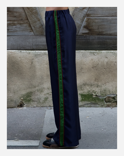 ABBY PANTS IN INDIGO BLUE/GREEN