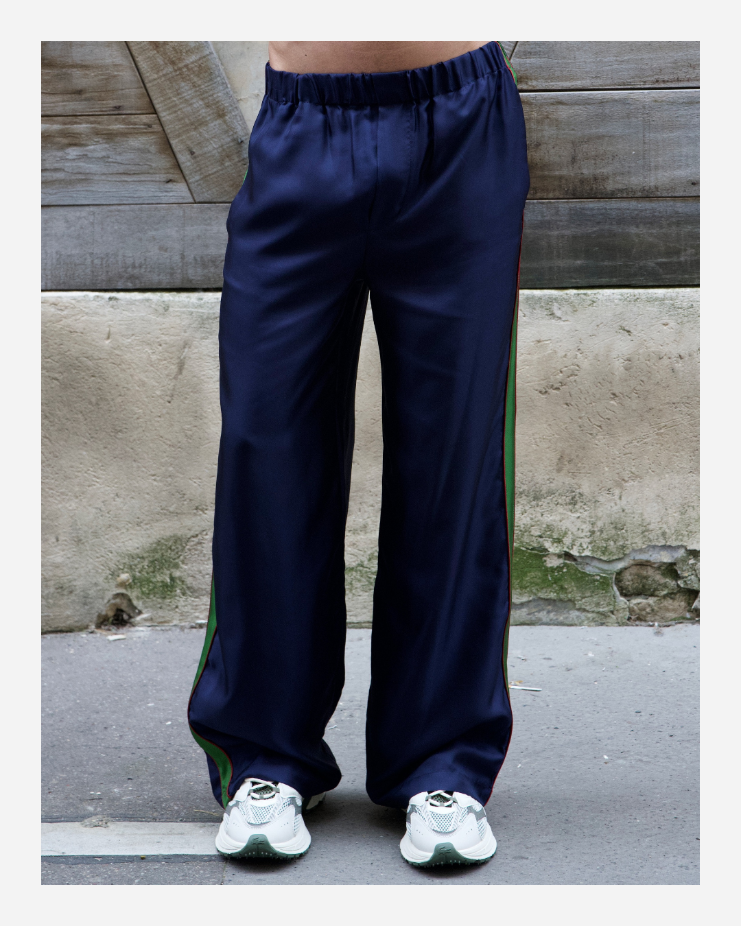 ABBY PANTS IN INDIGO BLUE/GREEN