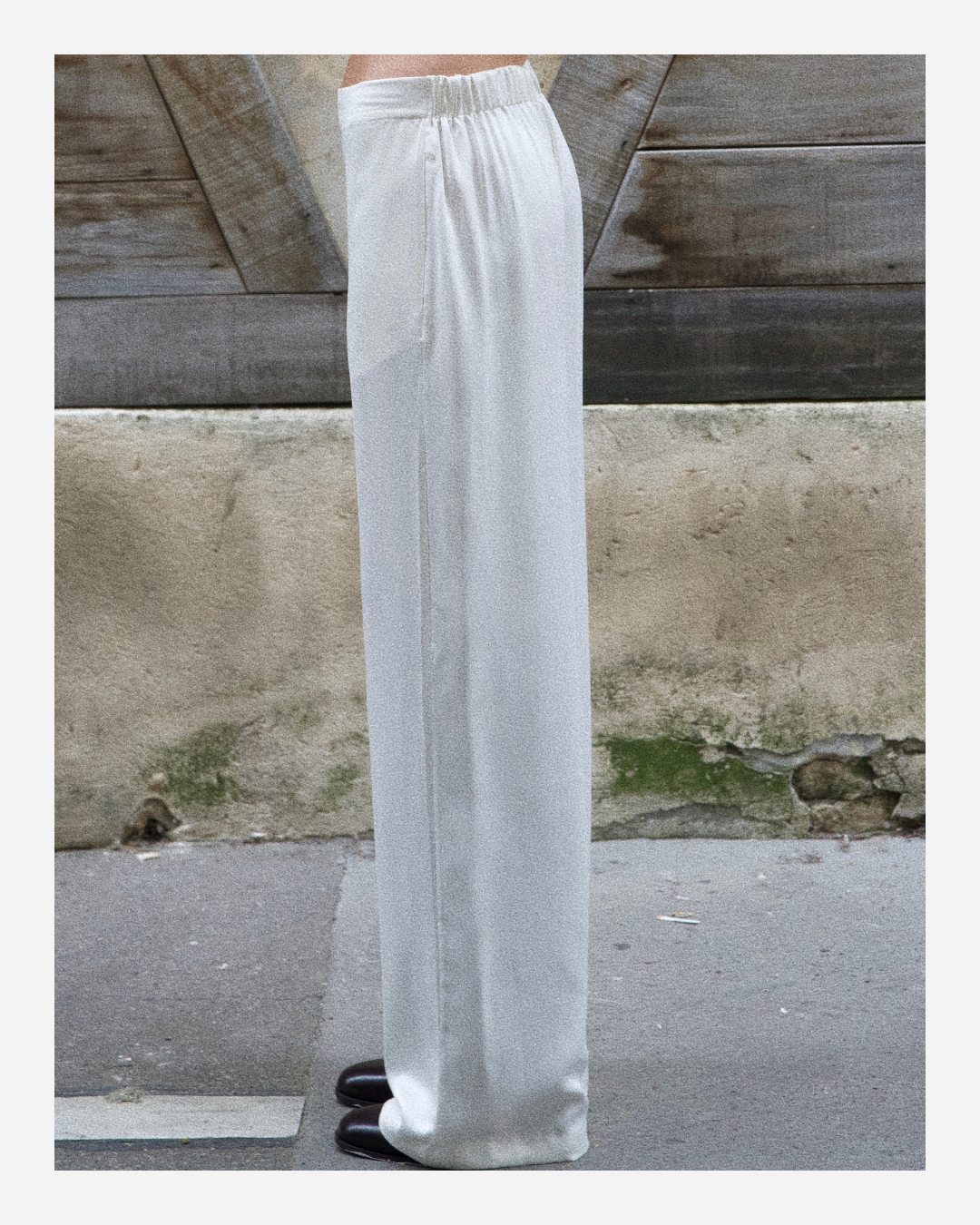 EDEN TROUSERS IN PURE IVORY