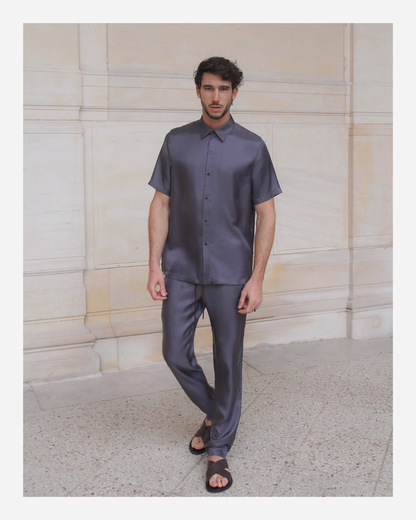 JAMES SHIRT IN ASH GRAY